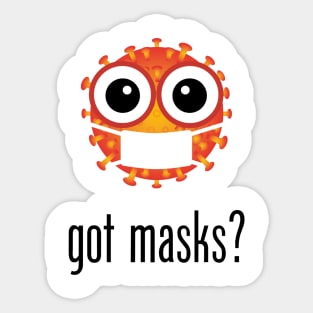 got masks? Sticker